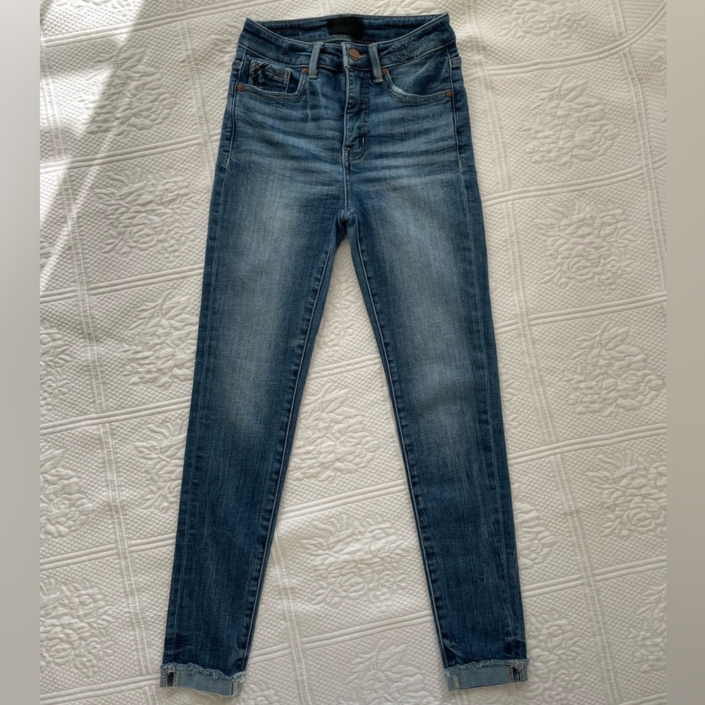 Buckle Black Fit No. 35 Ankle Skinny High Rise Denim Jeans Madagascar 2 Size 24 - Picture 5 of 15